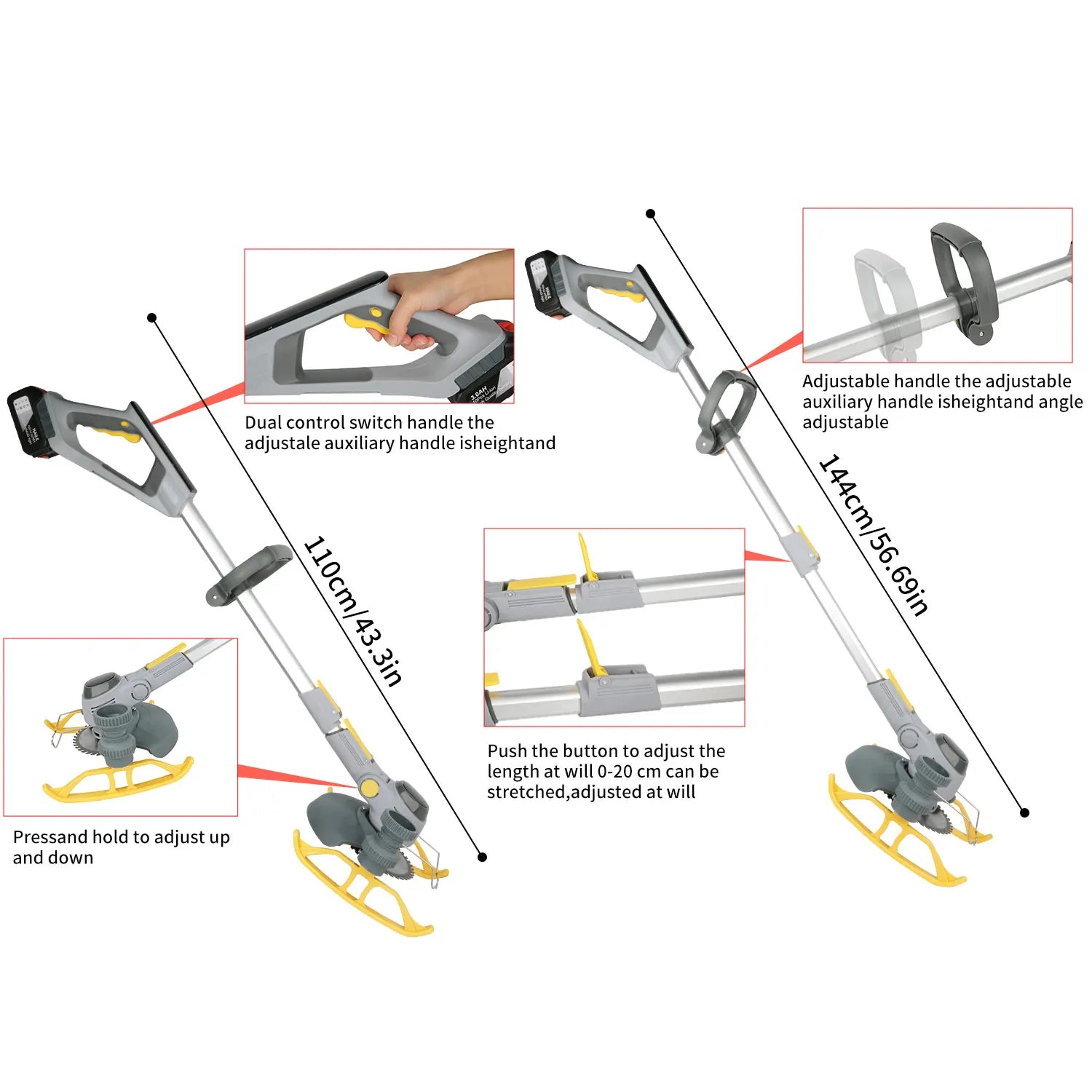 Norevia Accu Grastrimmer