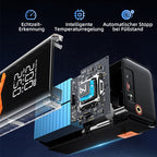 Avreno Starthilfe Powerbank mit 20.000 U/min Turbo-Core-Kompressor