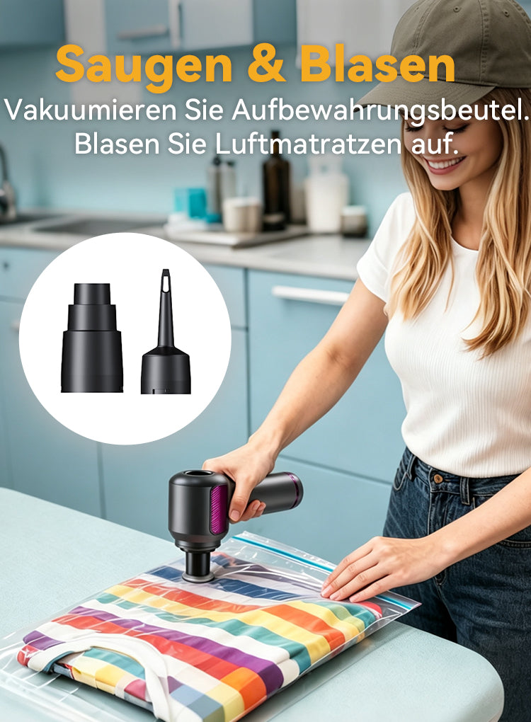 Avreno 4-in-1-Handstaubsauger Nahaufnahme breite Aufblasdüse