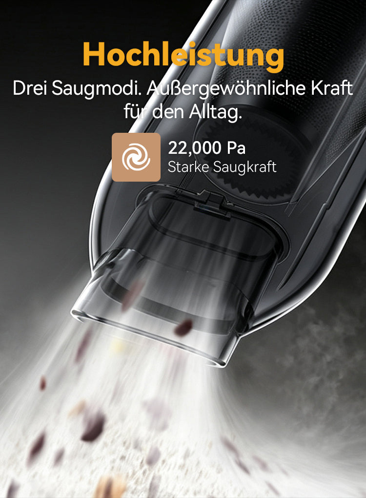 Avreno 4-in-1-Handstaubsauger Nahaufnahme Saugschlauch