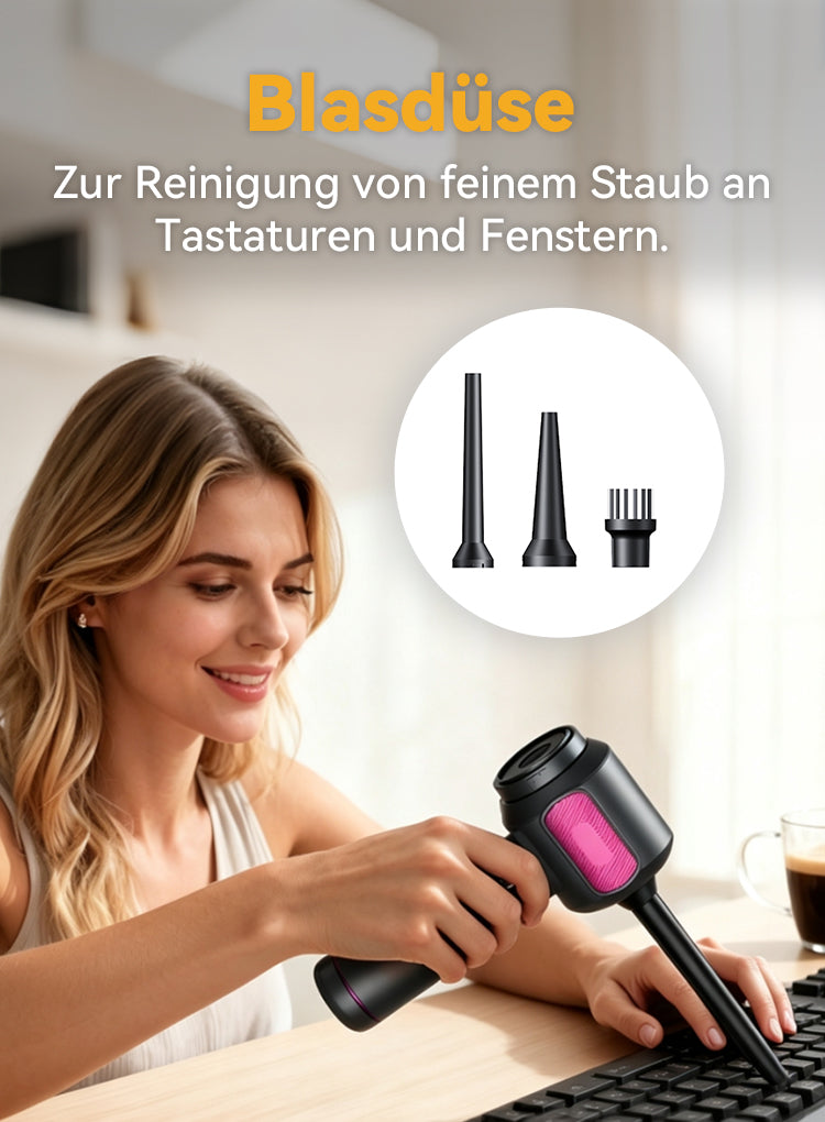 Avreno 4-in-1-Handstaubsauger Nahaufnahme Aufblasdüse