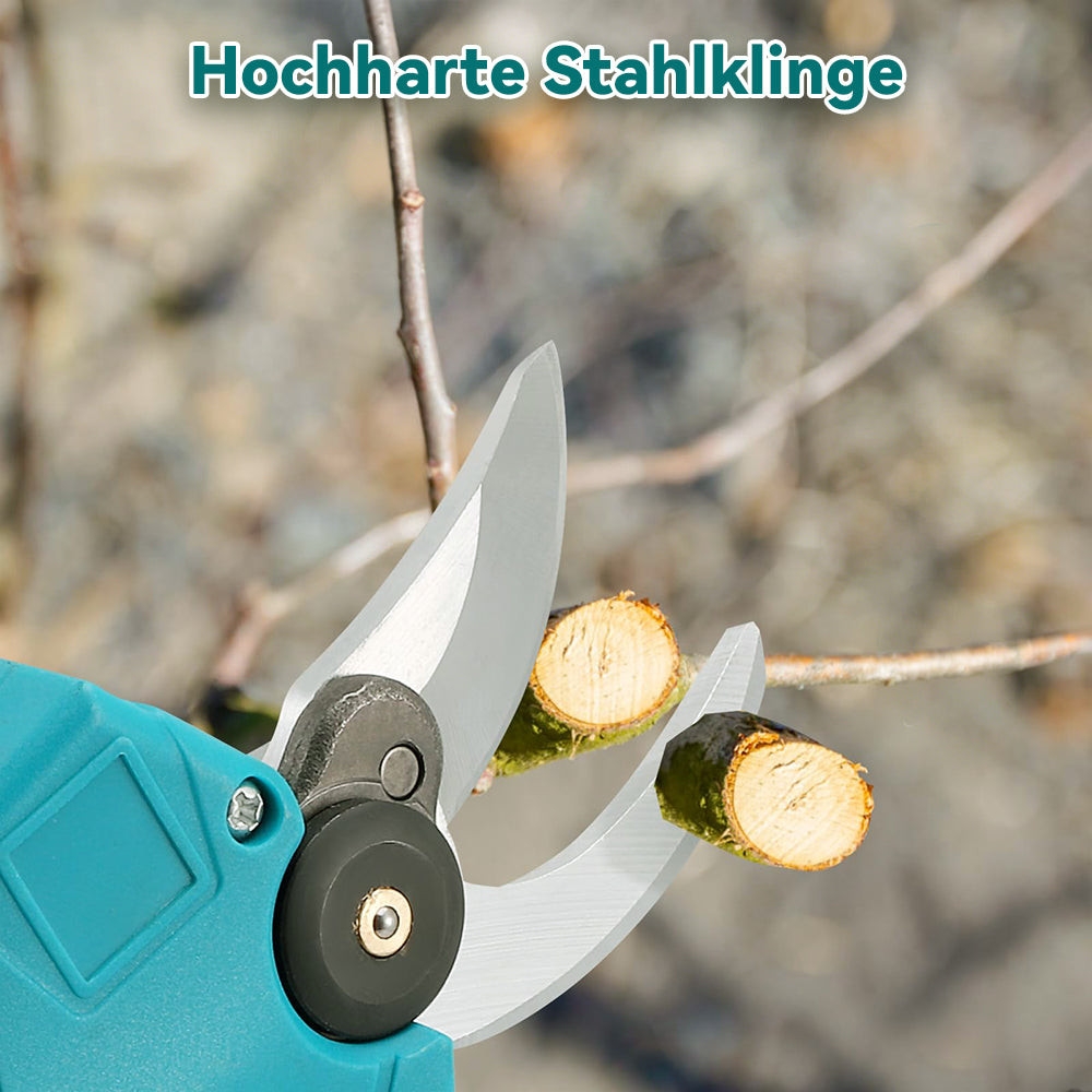 Avreno Akku Astschere Gesamtansicht mit Zubehör