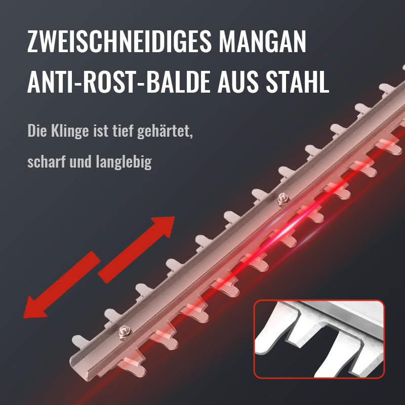 Avreno Akku Heckenschere mit 850-Watt-Kupfermotor