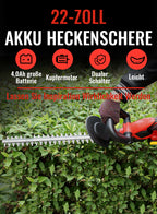 Avreno Akku Heckenschere Nahaufnahme Griff