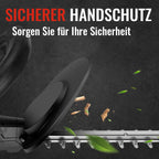Avreno Akku Heckenschere mit zweistufigem Sicherheitsauslöser