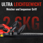 Avreno Akku Heckenschere leicht mit ergonomischem Griff