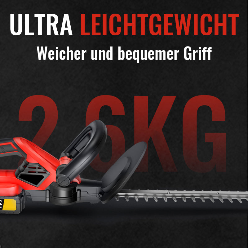Avreno Akku Heckenschere leicht mit ergonomischem Griff
