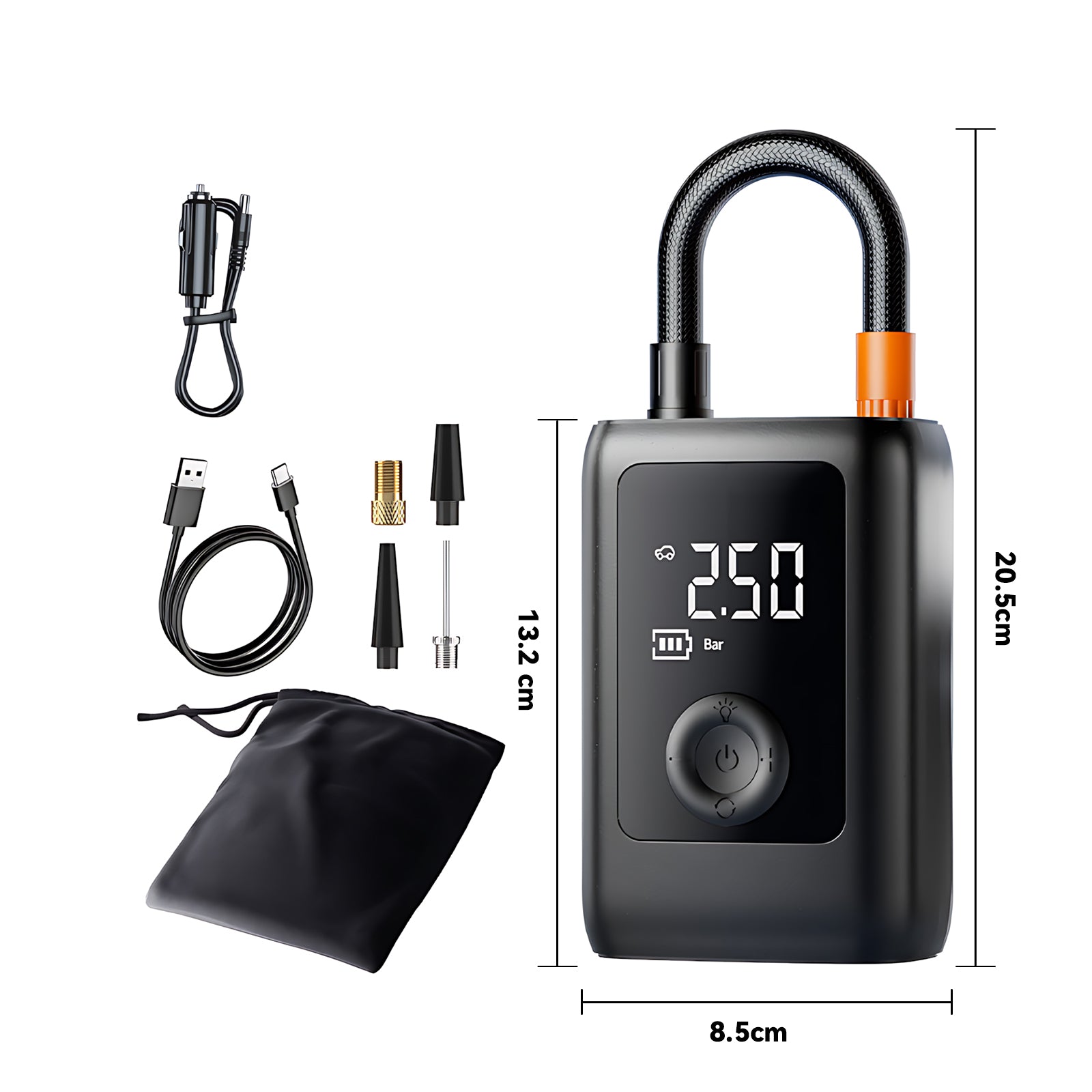 Avreno Akku Luftpumpe und Kompressor mit komplettem Zubehör
