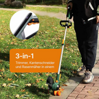 Avreno Akku Rasentrimmer 3-in-1 mit Zubehörset