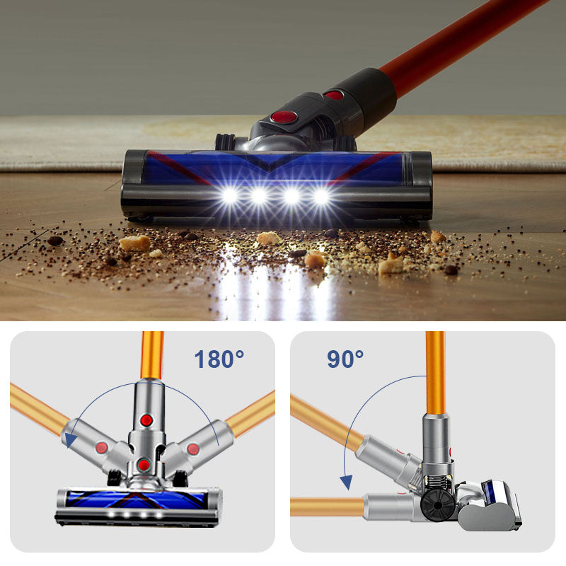 Avreno Akku Staubsauger mit flexiblem verstellbarem Bürstenkopf