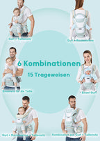 Avreno Babytrage Nahaufnahme Hüftsitz