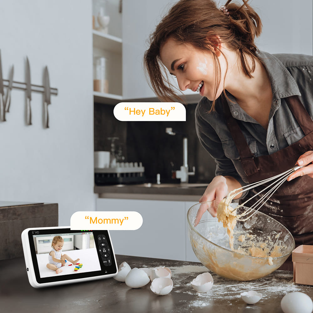 Avreno Babyphone Nahaufnahme beider Geräte