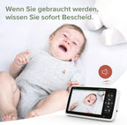 Avreno Babyphone Gesamtansicht Elterneinheit und Kamera