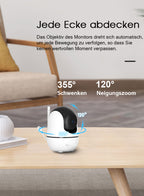 Avreno Babyphone Nahaufnahme Nachtsichtsensor