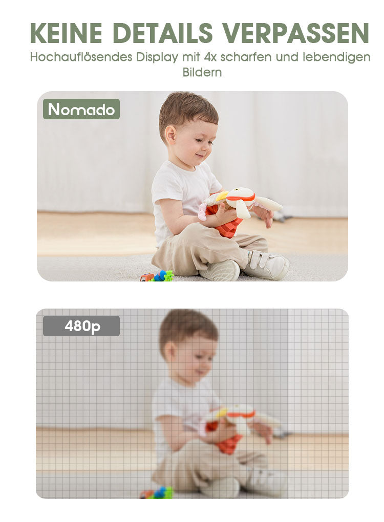 Avreno Babyphone Nahaufnahme Bildqualität