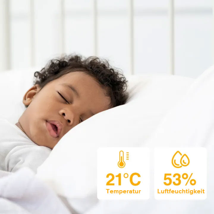 Avreno Babyphone mit Temperatur- und Luftfeuchtigkeitssensor