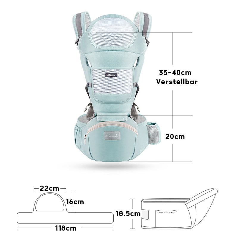 Avreno Babytrage Nahaufnahme Taillengurt