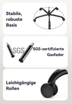 Avreno Bürostuhl Anwendungsbeispiel am Schreibtisch