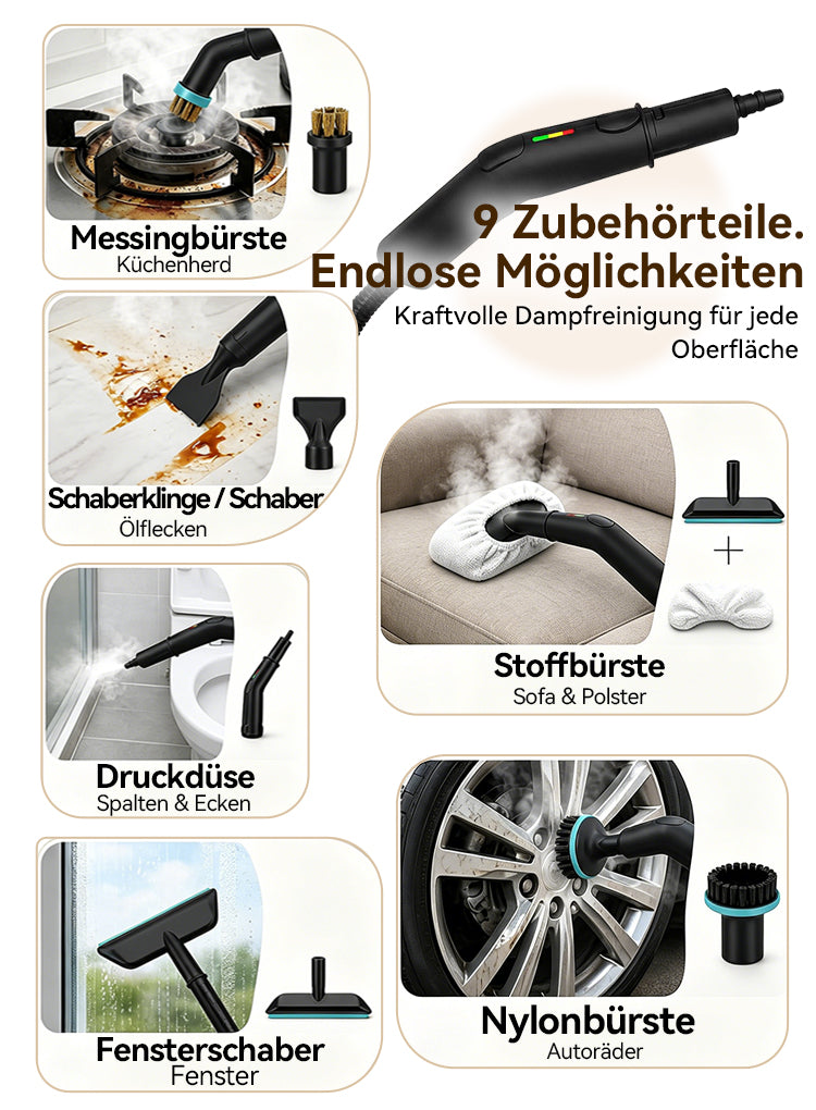 Avreno Dampfreiniger Nahaufnahme Wassertankverschluss