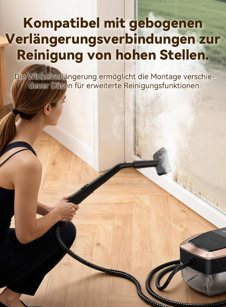 Avreno Dampfreiniger Nahaufnahme Bürstenaufsatz