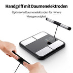 Avreno Körperfettwaage mit präzisen Metall-Daumenelektroden