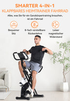 Avreno Heimtrainer Fahrrad Nahaufnahme Sattel