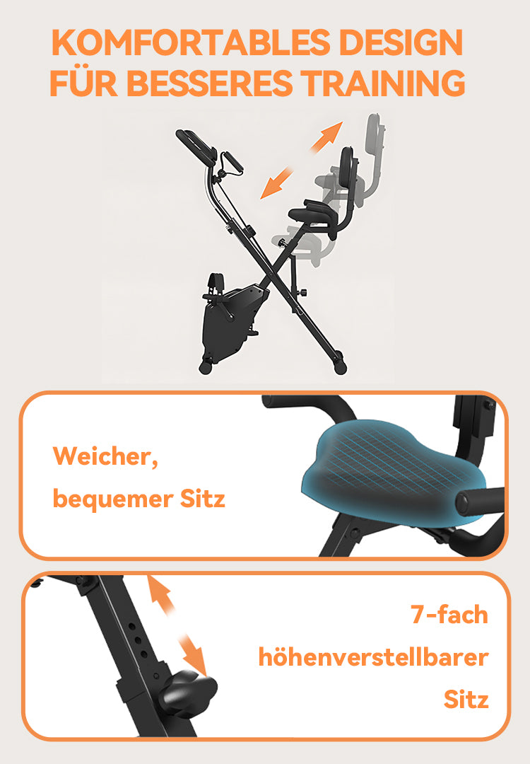 Avreno Heimtrainer Fahrrad Nahaufnahme Verstärkung