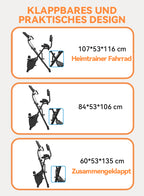 Avreno Heimtrainer Fahrrad Nahaufnahme Standfuß