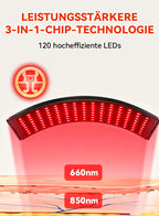 Avreno Rotlichttherapie Lampe Nahaufnahme Fernbedienung