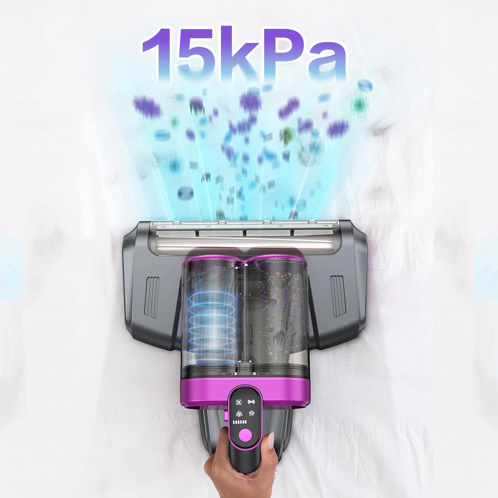 Avreno Milbensauger mit 15 kPa Saugkraft und bürstenlosem Motor