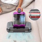 Avreno Milbensauger mit professioneller Klopfleiste und V-Bürste