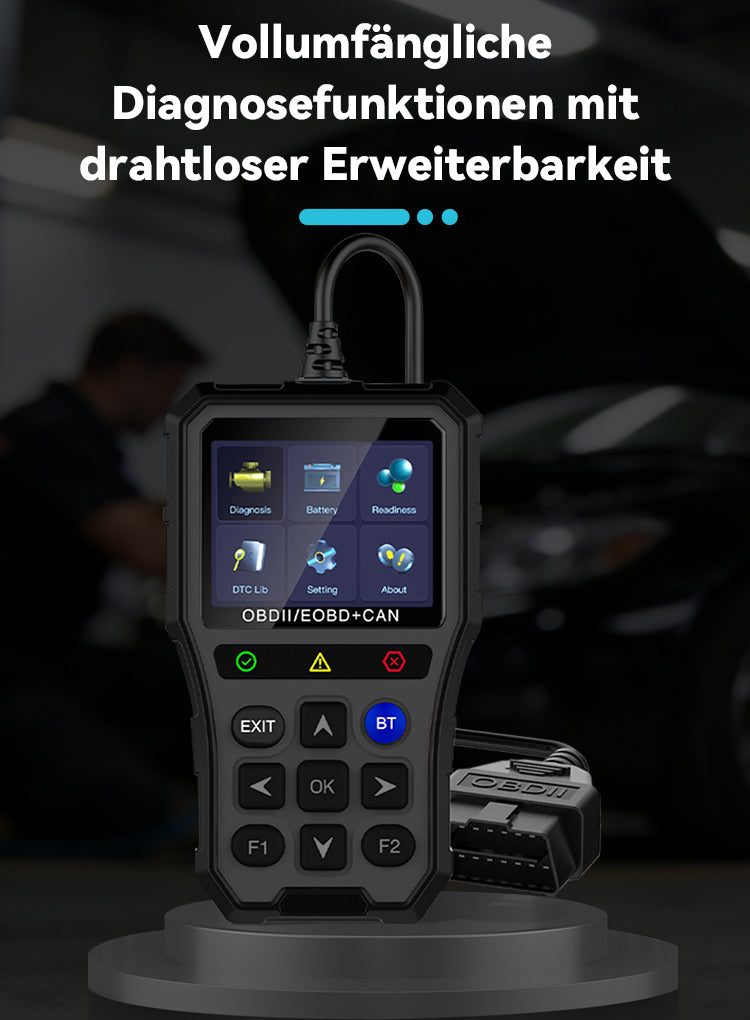 Avreno OBD2 Diagnosegerät einfaches Einstecken in die OBD-Buchse