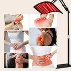 Avreno Rotlichttherapie Lampe mit 120 LEDs Rot- und Nahinfrarotlicht