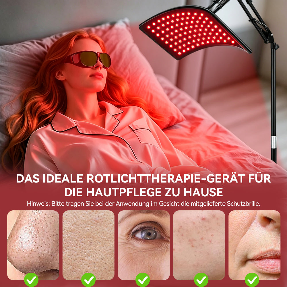 Avreno Rotlichttherapie Lampe für Gesichts- und Körperbehandlung