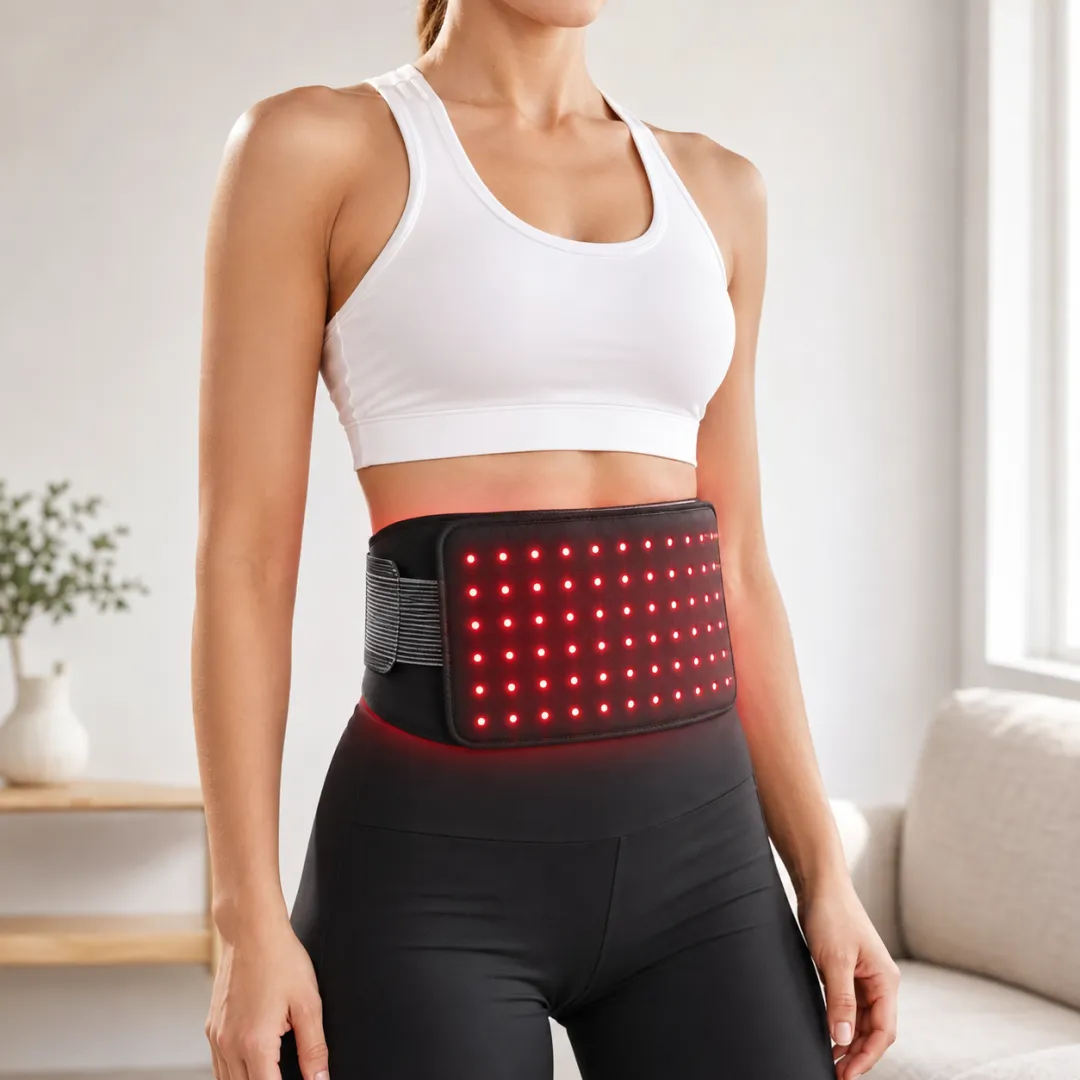 Avreno Rotlichttherapie Lampe mit abnehmbarem Panel und Gurt