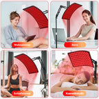 Avreno Rotlichttherapie Lampe mit gewölbtem Design und Ständer