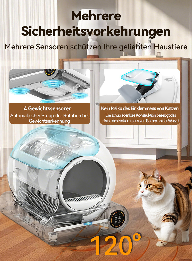 Avreno SmartSphere Katzentoilette Nahaufnahme Eingang