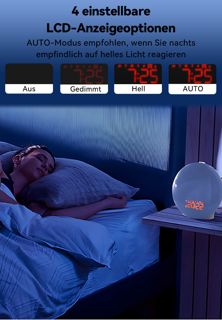 Avreno Tageslichtwecker Nahaufnahme Helligkeitsregler