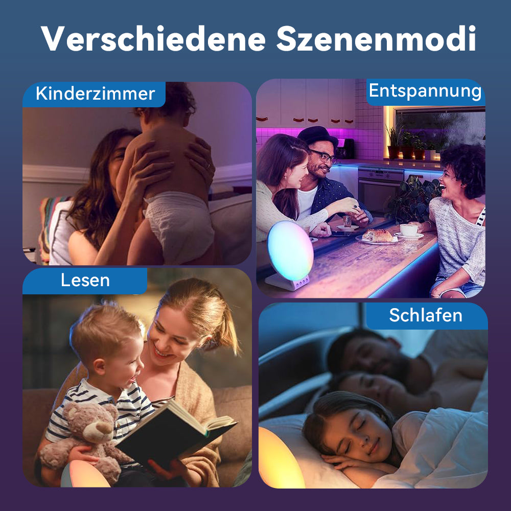Avreno Tageslichtwecker als Nachttischlampe und Nachtlicht