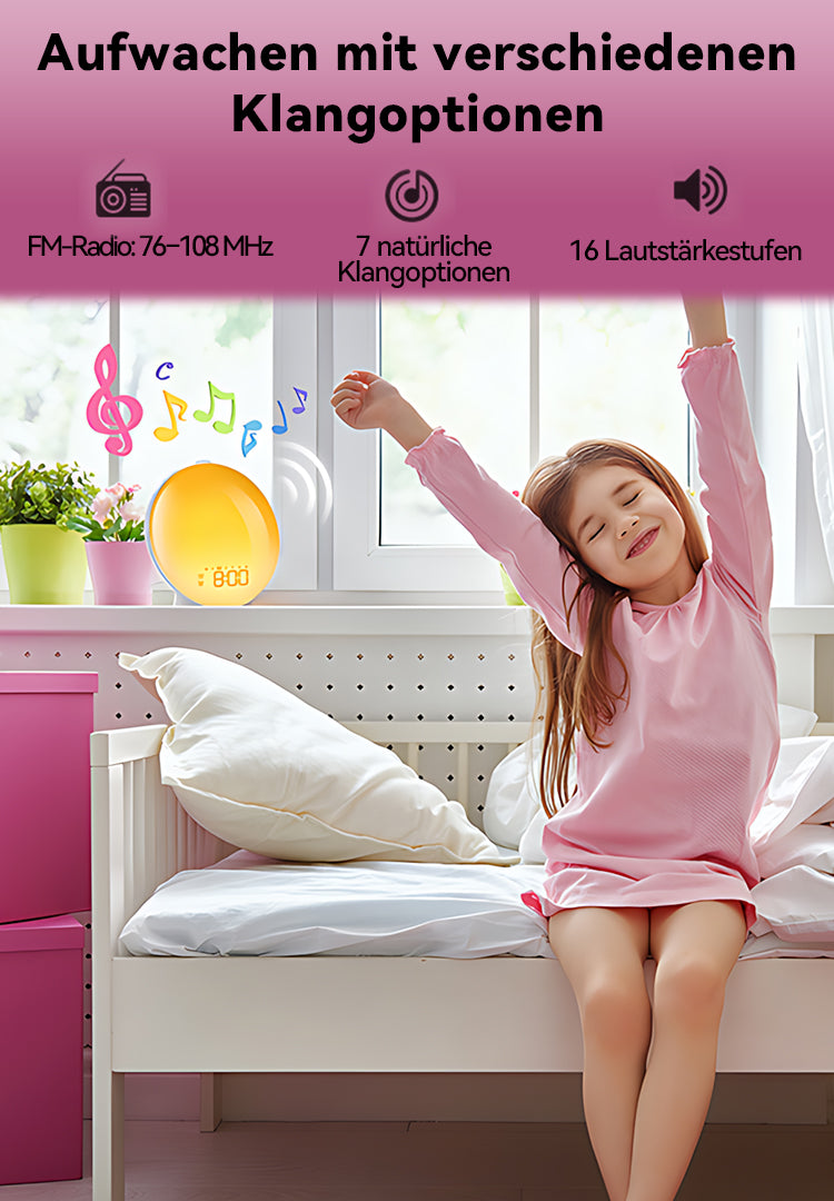 Avreno Tageslichtwecker Nahaufnahme Lichtfarbe