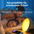 Avreno Tageslichtwecker mit Sonnenuntergangssimulation zur Einschlafhilfe