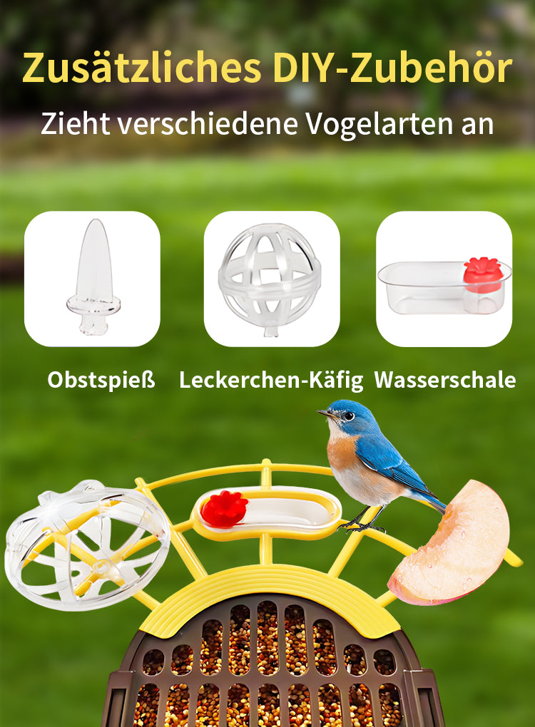 Avreno Vogelfutterhaus Nahaufnahme App-Einrichtung