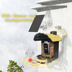 Avreno Vogelfutterhaus wetterfest mit IP65-Schutz
