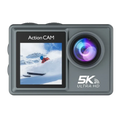 Danxon Action Kamera mit 5K Ultra HD Display auf weißem Hintergrund