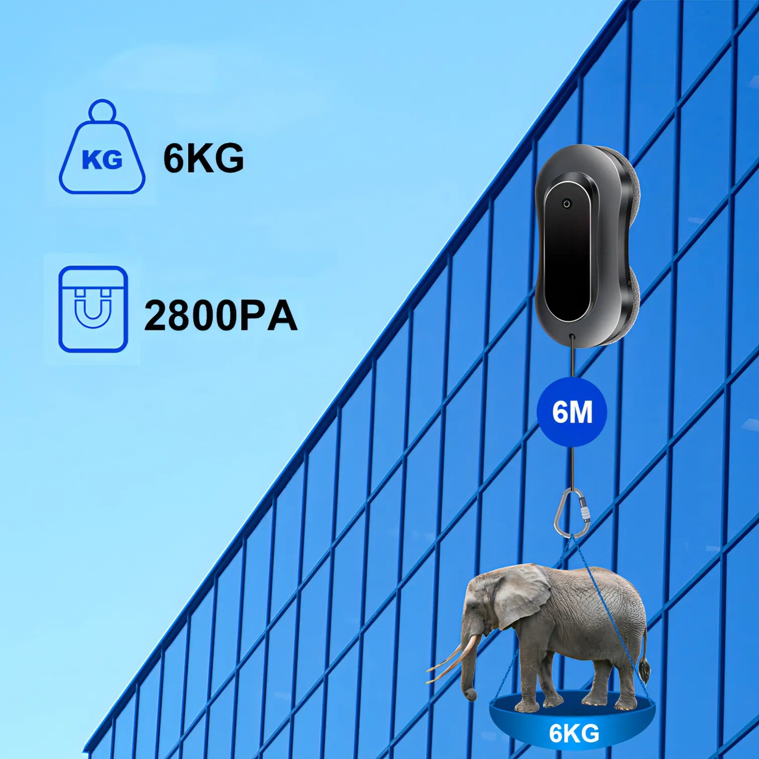 Danxon Fensterputzroboter 6 kg
