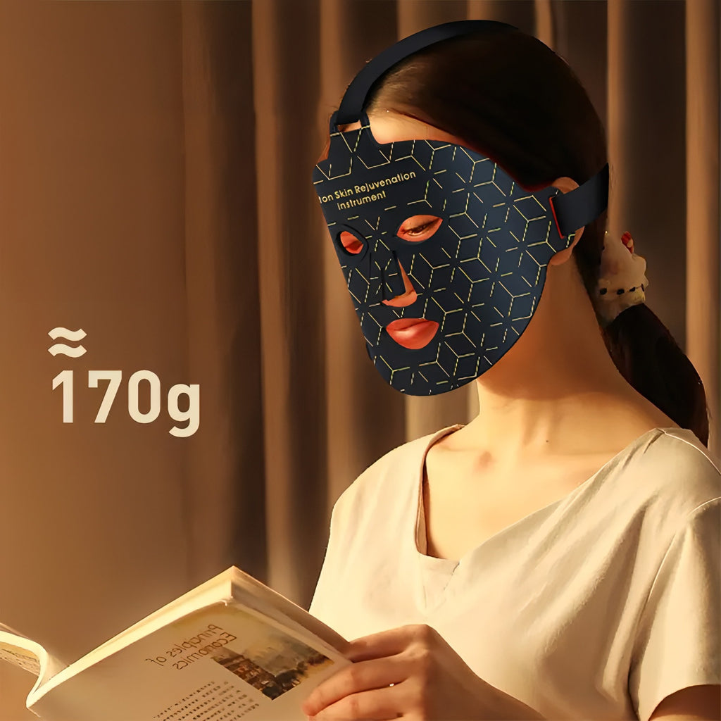 Fenzora LED Gesichtsmaske - Leichtes Design 170 Gramm