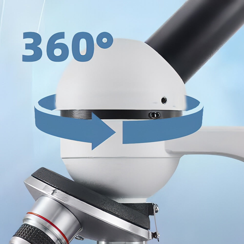 Fenzora Mikroskop - 360-Grad-Drehbarer Okularhalter
