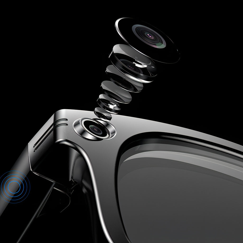 Fenzora Smart Glasses HD-Kamera fuer Foto und Video