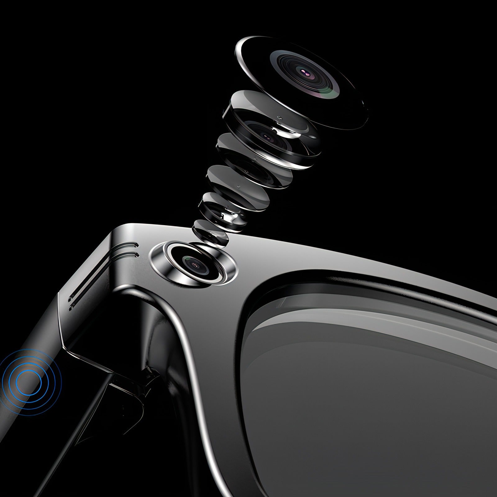 Fenzora Smart Glasses HD-Kamera fuer Foto und Video