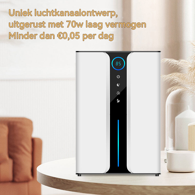 Norevia Luchtontvochtiger bespaar elektriciteit